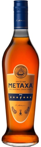 Бренди Metaxa 7 звезд 40% 0.7 л