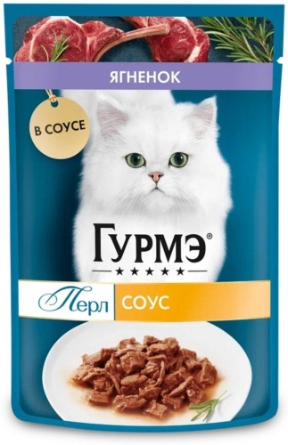 Gourmet Перл кусочки в соусе ягненок 75 г 26 шт