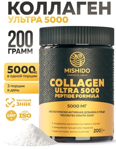 MISHIDO Коллаген порошок говяжий порошок 600