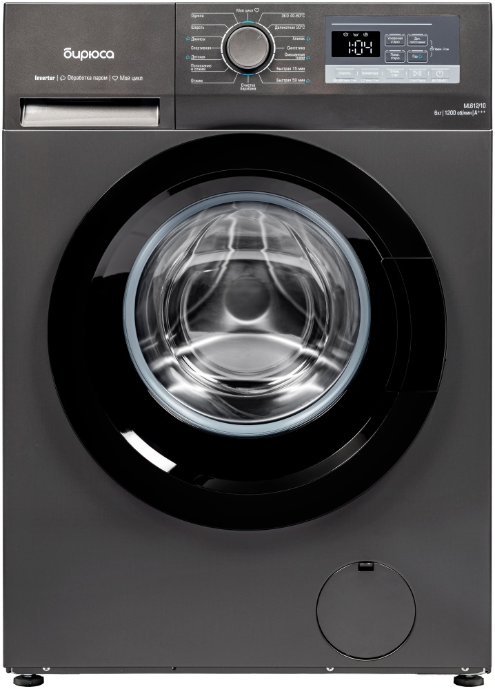 Стиральная машина Бирюса WM-ML612/10 DM 6 кг темно‑серый Бирюса купить в Казахстане
