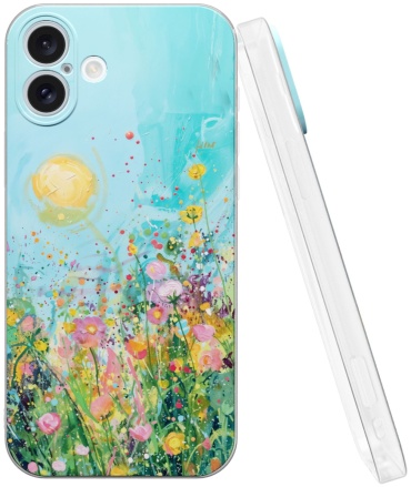 Чехол Mcover для Apple iPhone 16 Plus рисунок