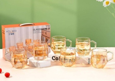 Набор кружек GLASS WARE отсутствует, 260 мл, стекло, 6 шт.