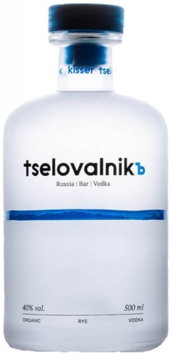 Водка tselovalnikъ органическая зерновой 40% 0.5 л