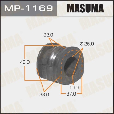 MASUMA втулка стабилизатора MP1169
