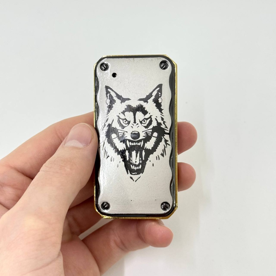 Электронная зажигалка 002 серебро USB, металлический сплав