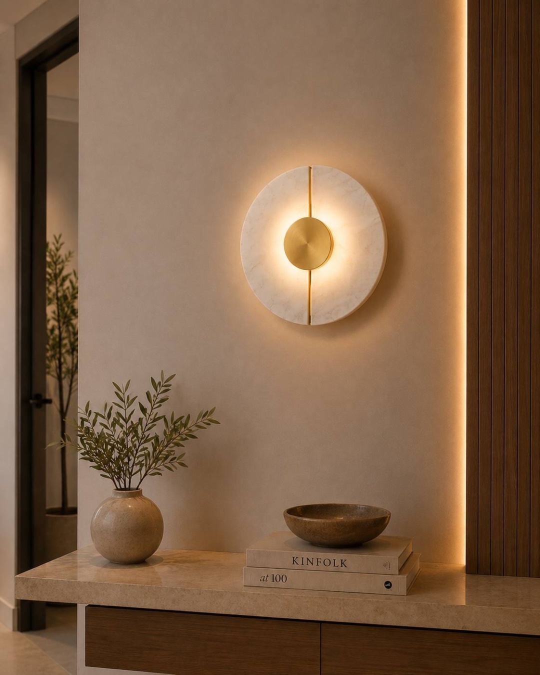Бра настенный RRR Brand LED, латунь