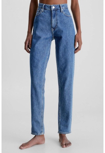 Джинсы джинсы-мом Calvin Klein Jeans синий
