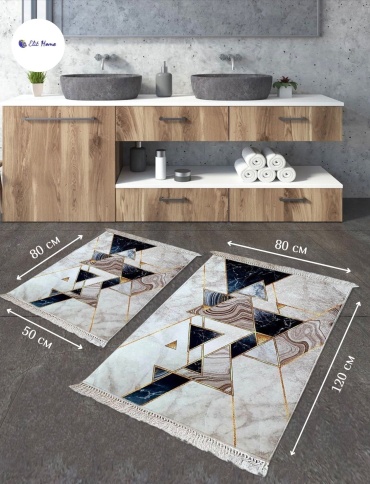 Elit Home комплект ковриков MODEVSA 120x80 см, микрофибра