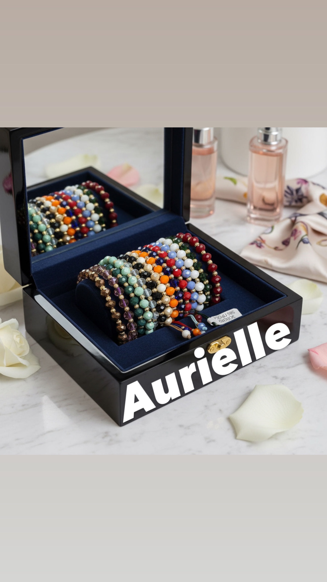 Браслет Браслет Aurielle 984126 длина 26 см, вес 0.5 г сплав покрытый золотом 24К, плетение отсутствует