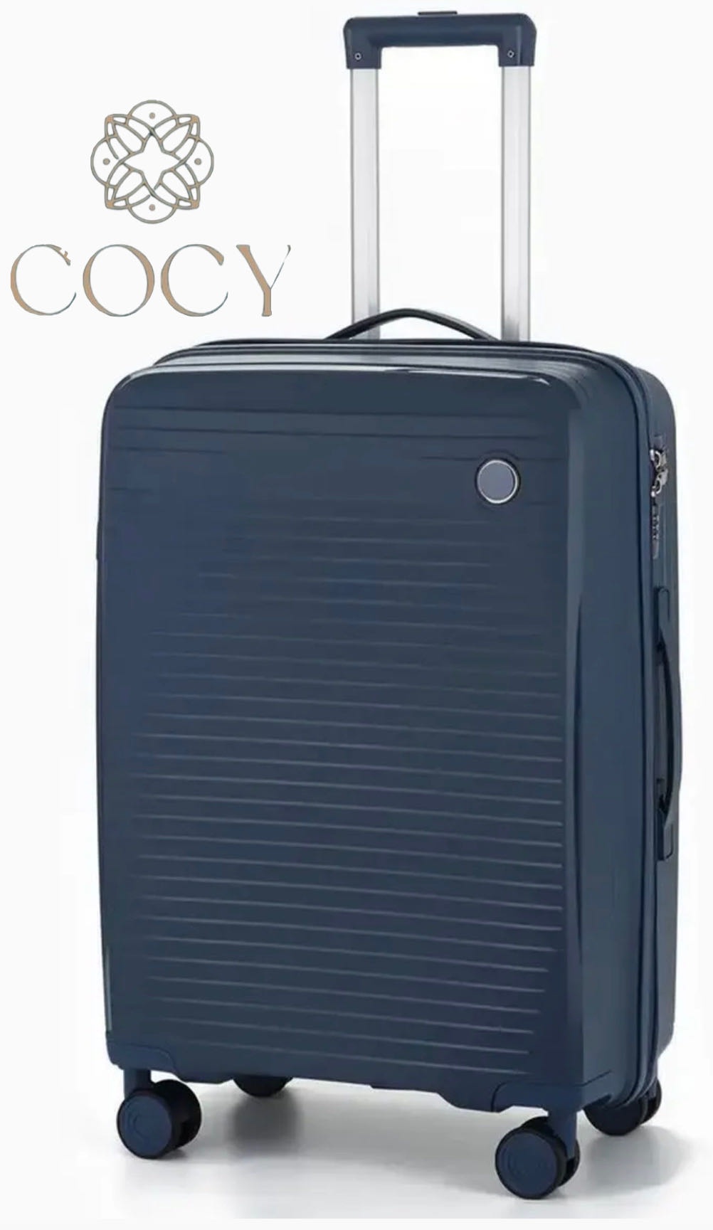 Чемодан COCY BS-IT(средняя размер) полипропилен 70 л синий