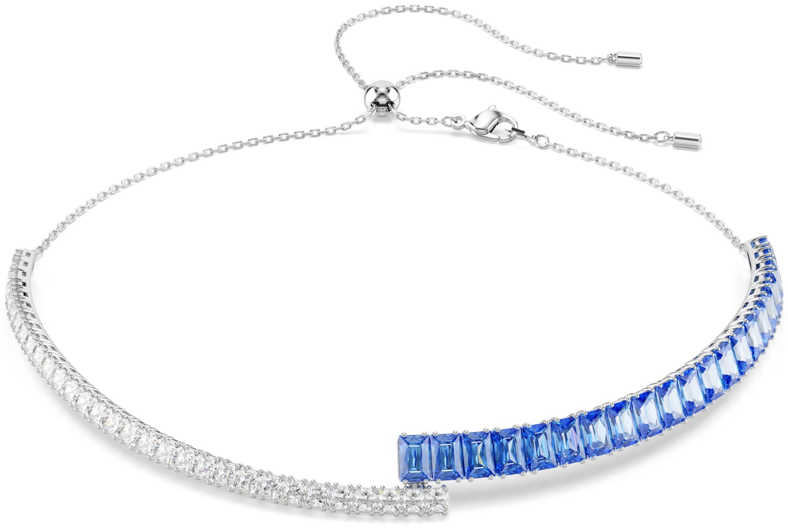 Swarovski длина 48 см бижутерный сплав, цирконий