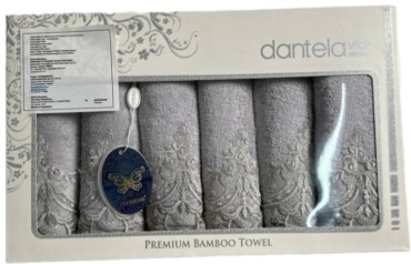 Набор полотенец Dantela 90x50 см, хлопок, 6 шт,