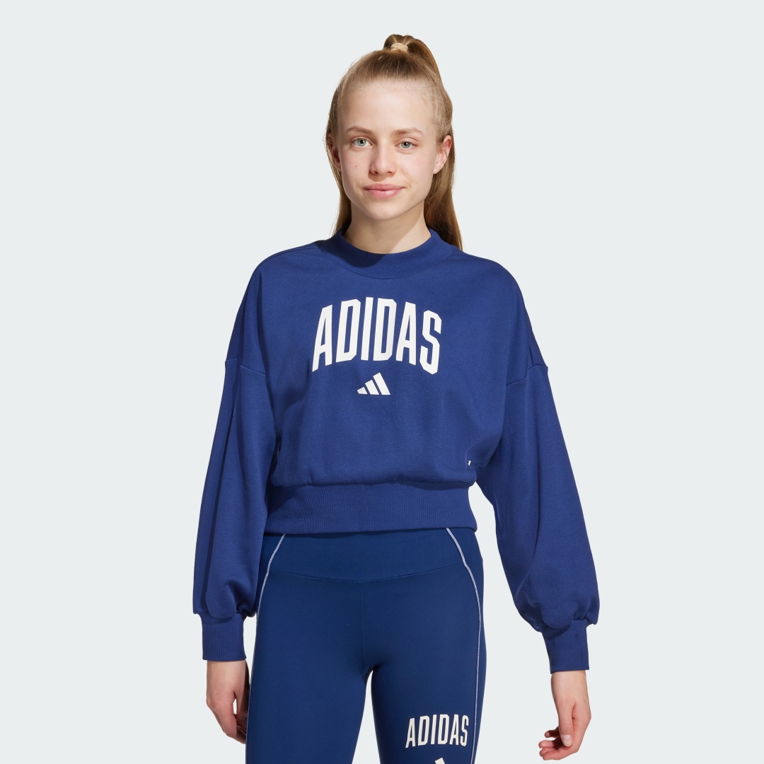Свитшот adidas синий