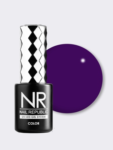 Nail Republic гель-лак Cherry Lady 103 Глубокий пурпурно-синий глянцевое 10 мл