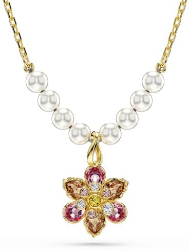 Swarovski длина 45 см бижутерный сплав, кристаллы Swarovski