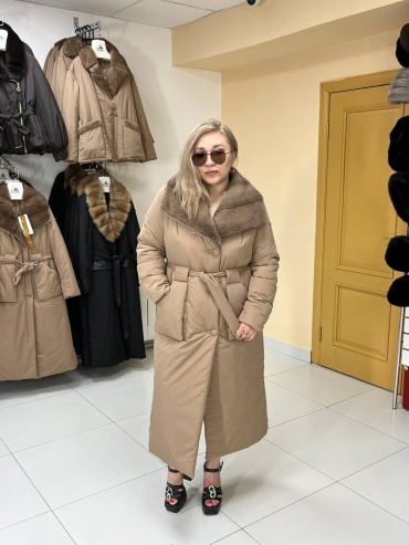 Зимняя куртка AYAZBRAND коричневый