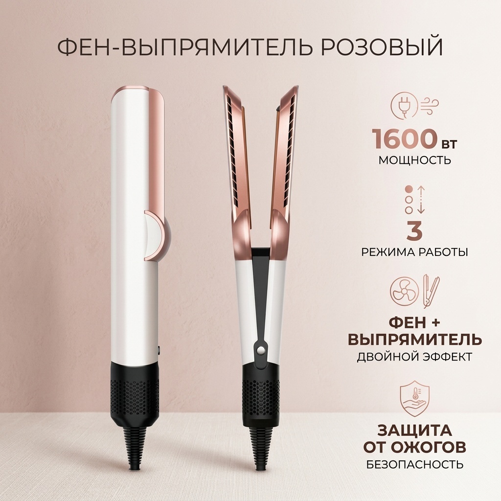 30386330_168737031 фен-выпрямитель розовый