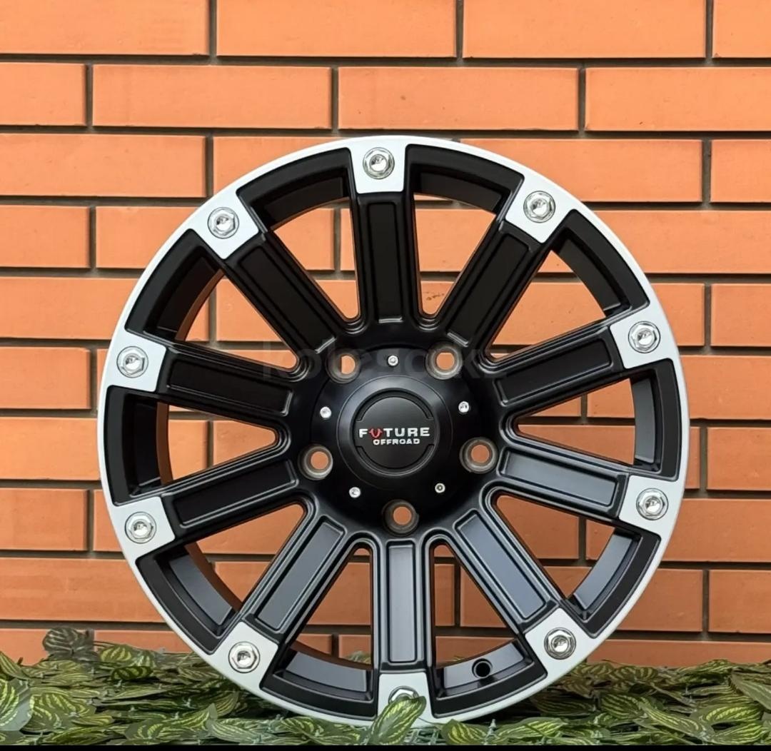 Rainbow Dance Future Off Road 10296 9x20/5x150 D110.1 ET15 4 диска черный, серебристый