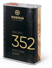 Живица масло 352 "Русская Баня" 1 л, тон натуральный