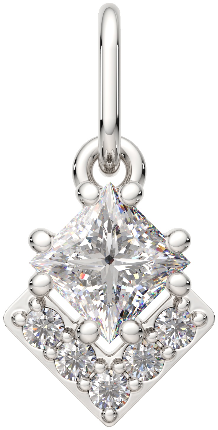 Подвеска Lucente Silver ZO-0440450.ZZ вес 0.65 г серебро, фианит