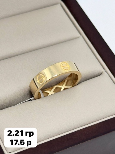 MANILAS GOLD 211135 размер 17.5 вес 2.21 г золото, без вставок
