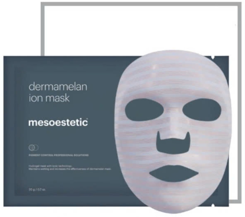 Маска для лица Mesoestetic гидрогелевая DERMAMELAN ION MASK 5 шт