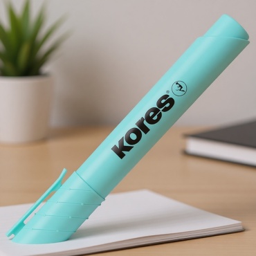Маркер Kores High Liner Plus Pastel, 1 шт, 5 мм, бирюзовый