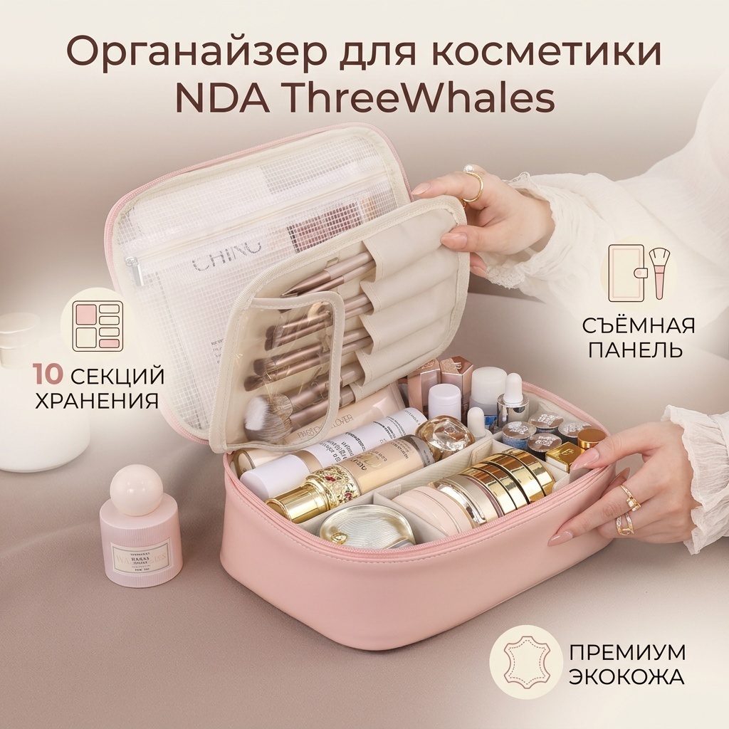 NDA ThreeWhales органайзер экокожа