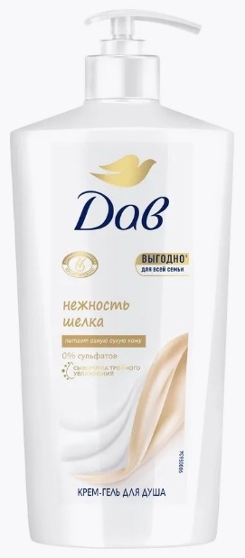 Dove Нежность шелка крем-гель 610 мл