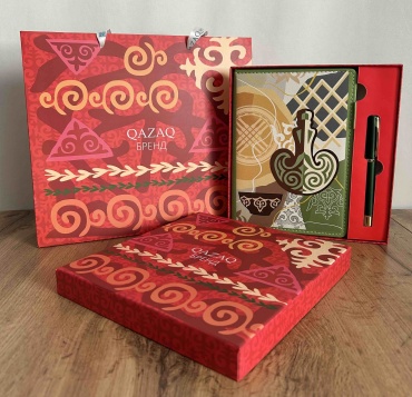Блокнот QAZAQ brand Кобыз, A5, 94 л, мультиколор