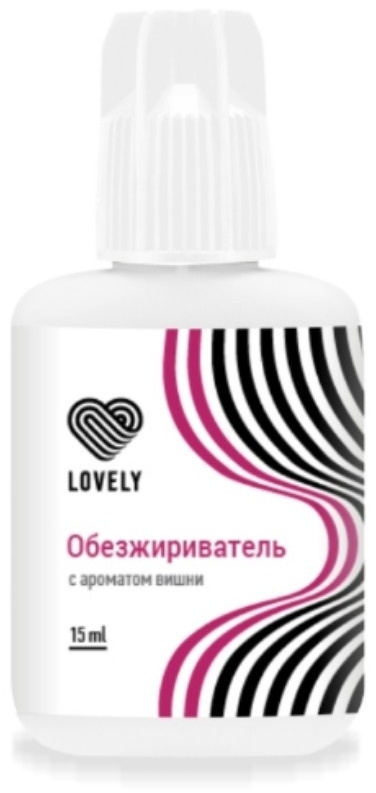 Lovely обезжириватель для ресниц с ароматом вишни 15 мл