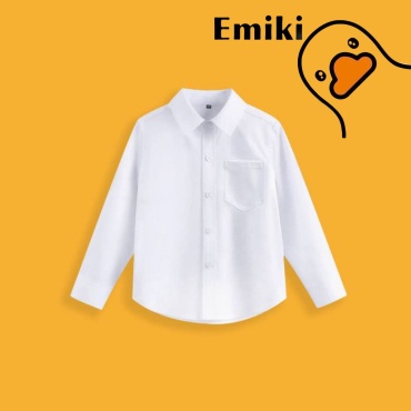 Школьная рубашка Emiki белый