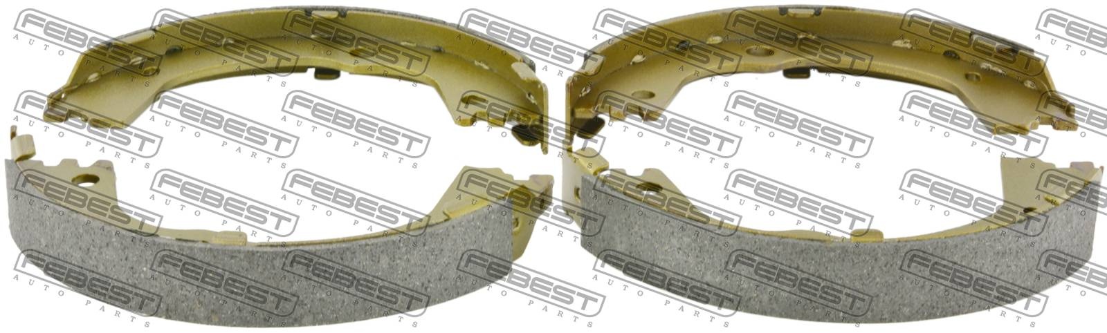 Колодки FEBEST задние 1202SFER