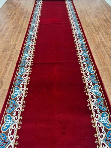 Ковровая дорожка Bal Carpet короткий ворс, хлопок, полипропилен, полиэстер, 150 см x 17.75 м