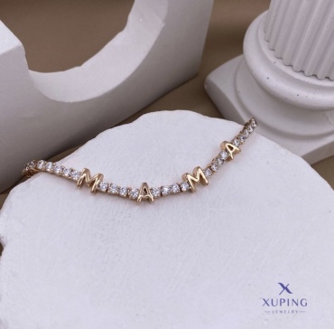 Xuping длина 19 см бижутерный сплав, фианит