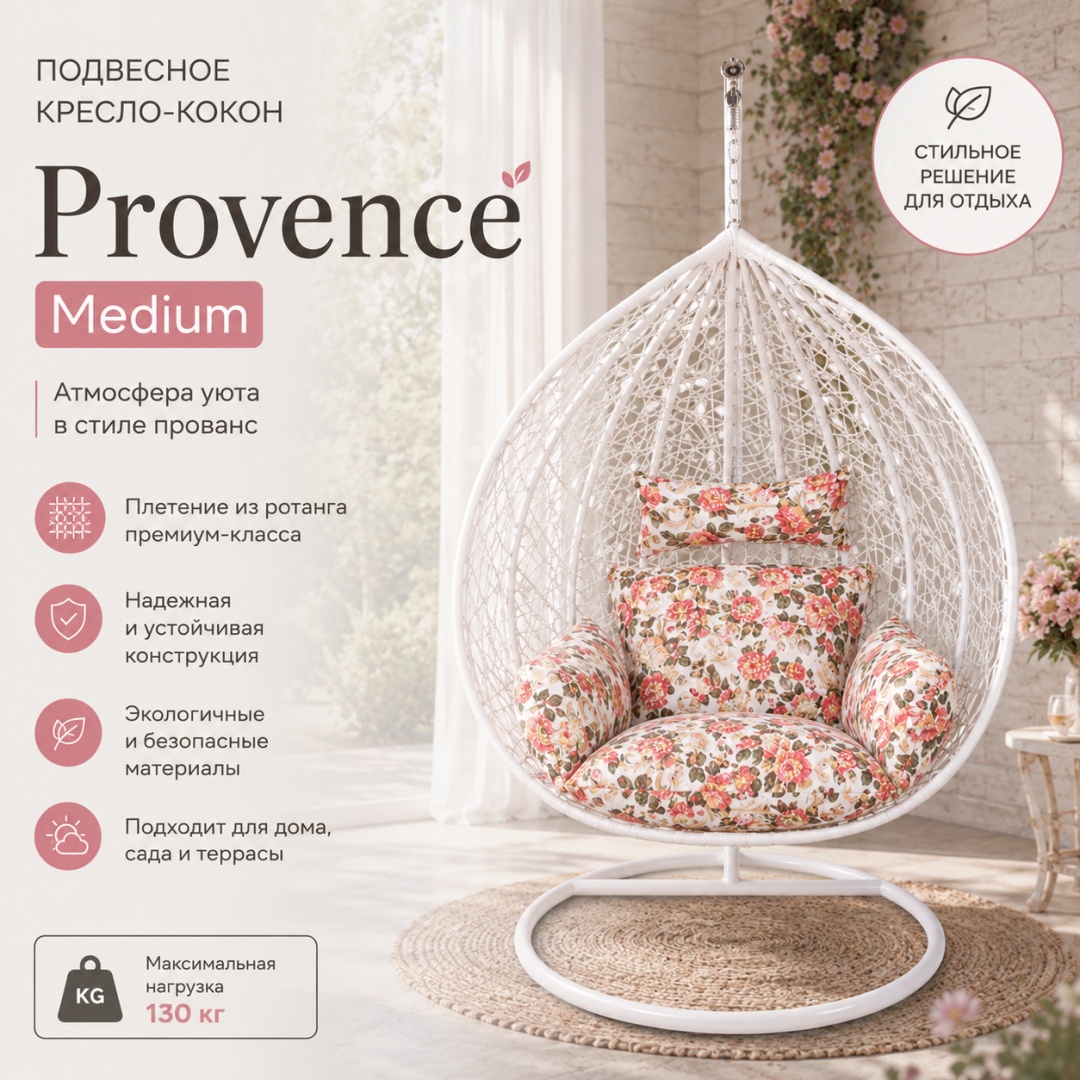 Подвесное кресло IVI 70x95x195 см, Макс. нагрузка: 130 кг