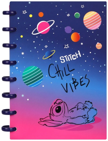 Блокнот CoolPack Stitch Chill vibes, A5, 100 л, мультиколор