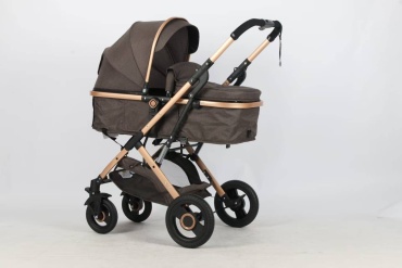 Коляска трансформер Tiny Tots BELE-321, коричневый