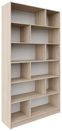 Стеллаж напольный Вираж 500785824, 114.9x35x207.6 см, бежевый