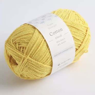 Моток Super Strenght Cotton cloud Yellow 150 м 75 г