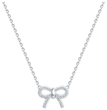 Колье Diamant 94-170-00100-1 длина 40.45 см вес 2.85 г серебро, фианит
