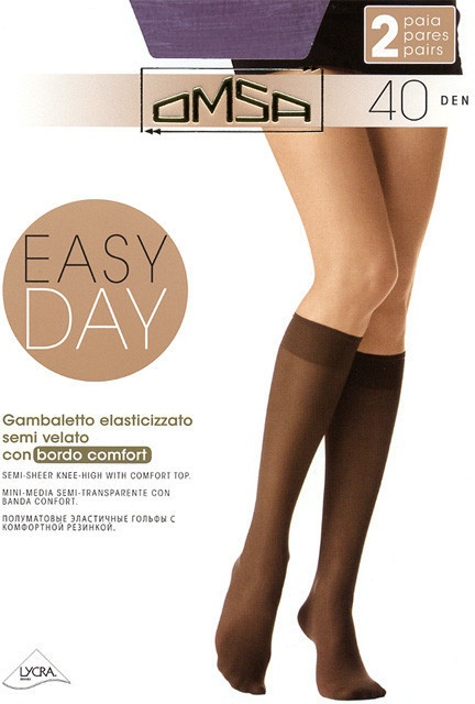 Гольфы Omsa Omsa easy Day 40 den daino S/M загар S/M
