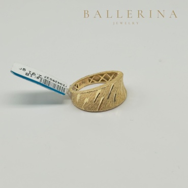 Кольцо Ballerina Jewelry B445 размер 18 вес 2.81 г золото, без вставок