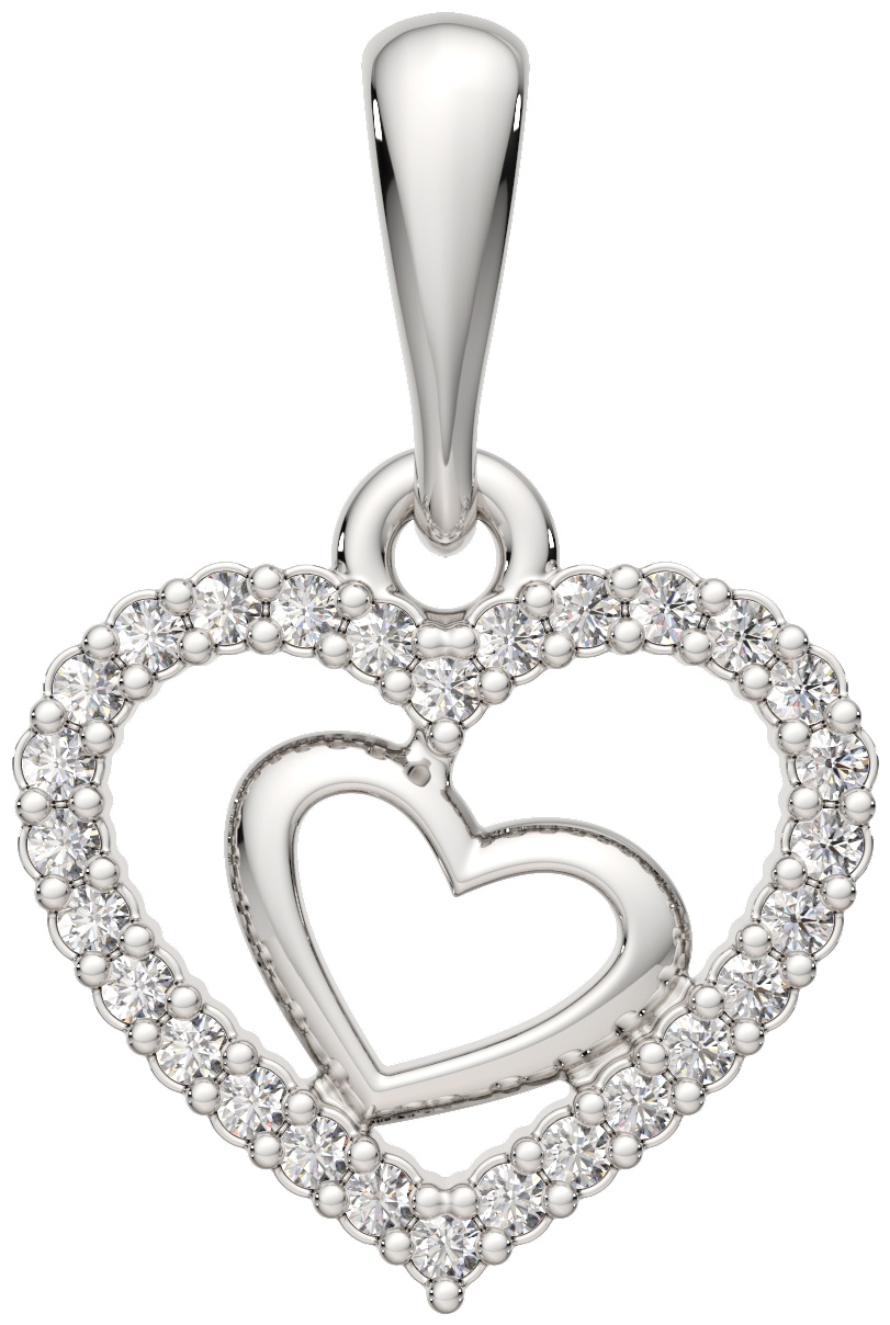 Подвеска Lucente Silver ZO-0440262 вес 0.57 г серебро, фианит
