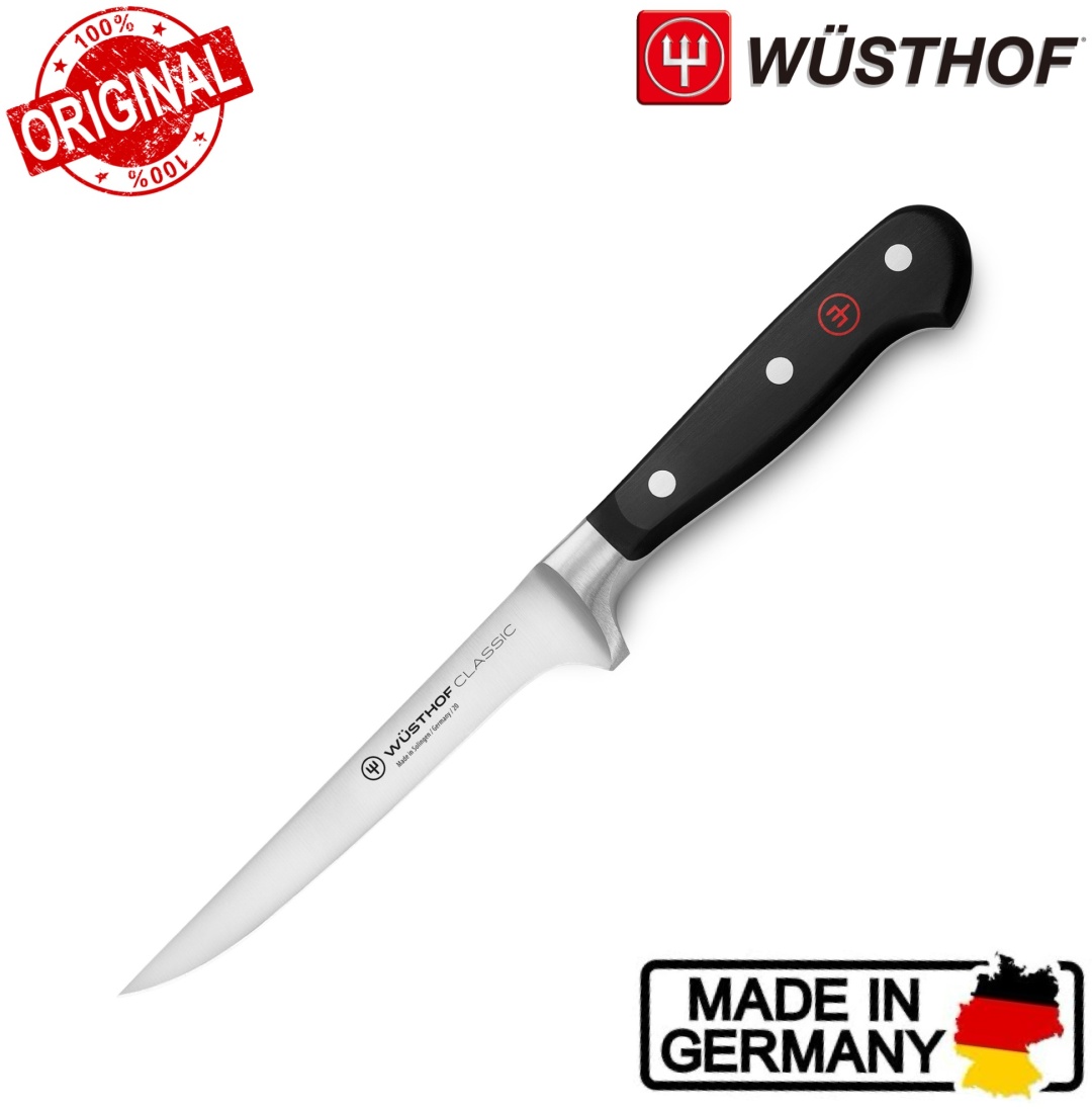 Нож разделочный WUSTHOF Classic Boning Knife, лезвие: углеродистая сталь 1 шт