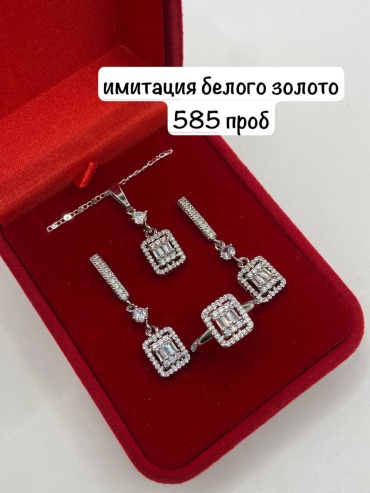 Aisha_biju бижутерный сплав, фианит