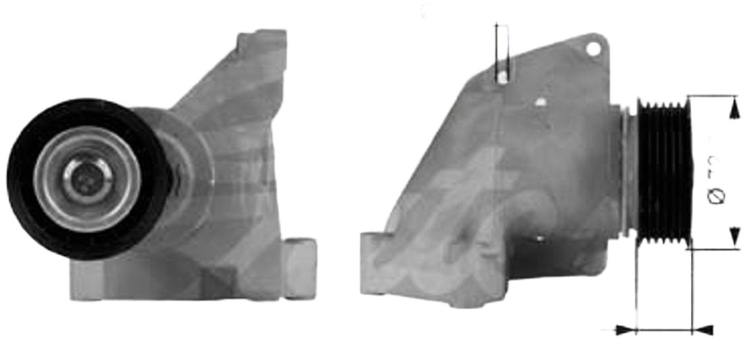 Gates ролик натяжной T38316