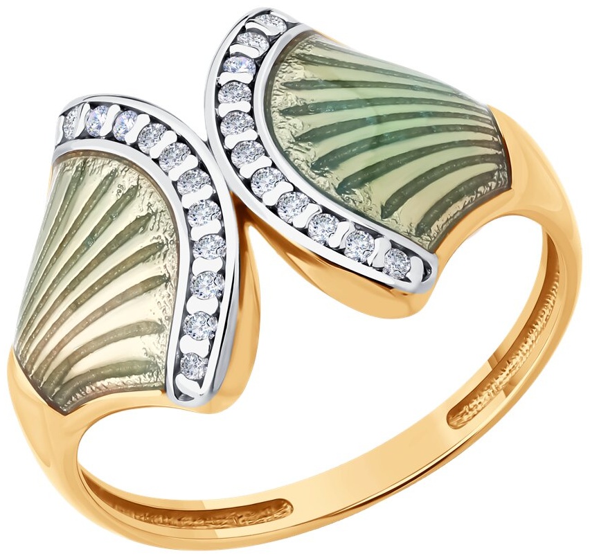 Diamant RIN-DI-925-995415-185 размер 18.5 вес 2.19 г серебро, фианит