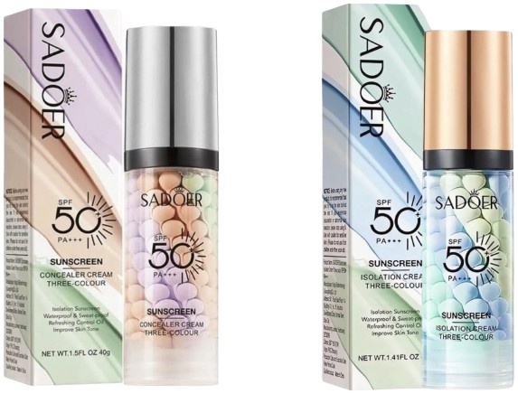 SADOER Sunscreen SPF50 основа под макияж для лица 80 г