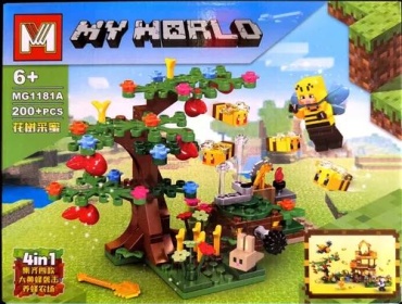 Конструктор MY WORLD Minecraft MG1181A, деталей 200 шт